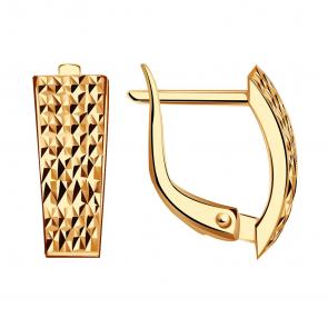 Золотые серьги МАГНАТ МА 011698 фото